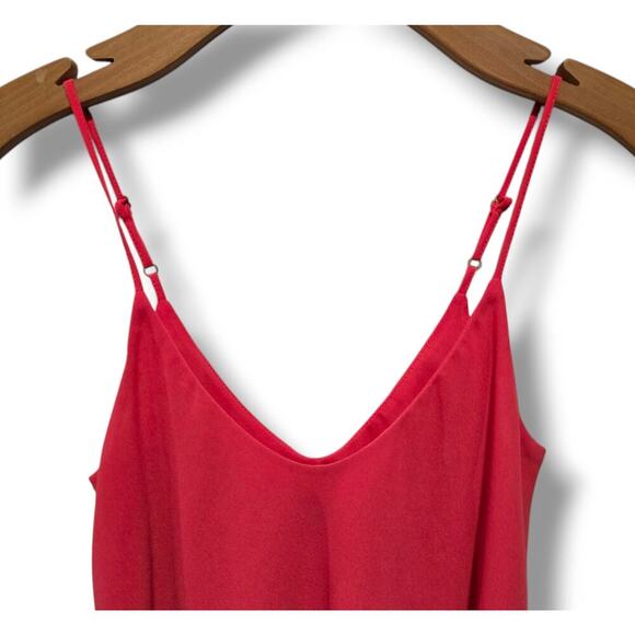 Rosette by Be Cool Women’s Raspberry Layered Tank Top Sz Small Polyester - Picture 2 of 8